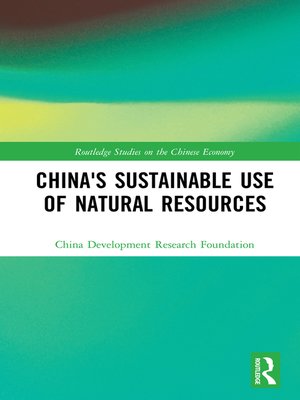 cover image of China's Sustainable Use of Natural Resources